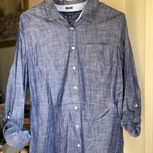 TOMMY HILFIGER: Button down long sleeve shirt